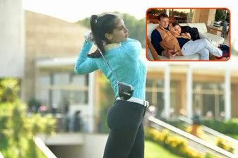 Zehra Çilingiroğlu'nun golf sonrası baba huzuru