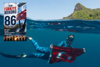 Şahika Ercümen Filipinler’de AIDA Dünya Serbest Dalış Kupası’nda 86 metreye dalarak Türkiye rekoru kırdı
