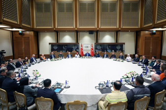 Cumhurbaşkanı Erdoğan, işçi ve işveren temsilcilerini kabul etti