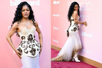 Teyana Taylor, Billboard Women in Music kırmızı halısında