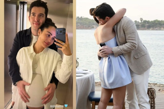 Aslan Kemal Gülman ve Mariam Gülman çiftinden bebek pozu