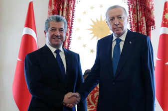 Cumhurbaşkanı Erdoğan, Al Nahyan ile telefonda Barzani ile yüz yüze görüştü