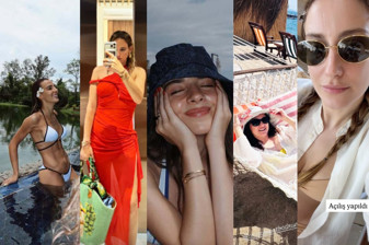 Ünlülerden tatil pozları gelmeye başladı