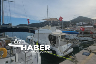 Datça koyları, bayram tatili nedeniyle lüks yat ve tekneler tarafından dolduruldu