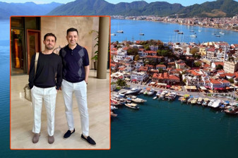 Manchester City'de forma giyen ünlü futbolcu Bernardo Silva tatil için Marmaris'e geldi