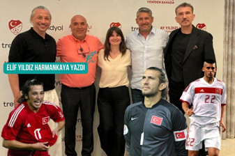 PD yazarı Elif Yıldız Harmankaya 2002 dünya kupasında Türkiye’nin 3 yıldızı Rüştü Reçber, İlhan Mansız ve Ümit Davala ile buluştu