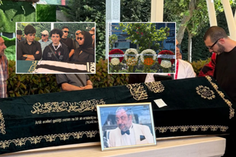 Reha Muhtar'ı çocukları uğurladı: Güle güle baba