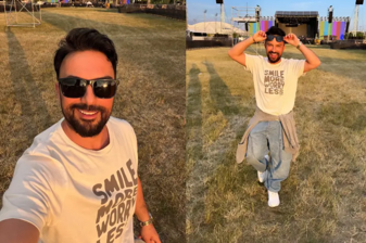 Koç konseri öncesinde Tarkan pozu