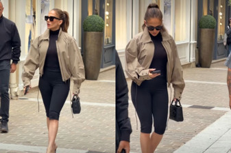 Jennifer Lopez Paris sokaklarında görüntülendi
