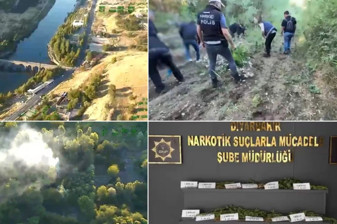 UNESCO mirası Hevsel Bahçeleri’nde operasyon, 12 binin üzerinde kenevir ele geçirildi