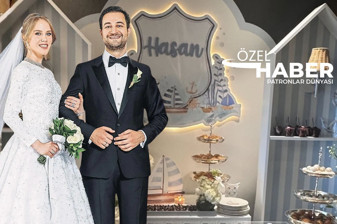 Merhum Hasan Kalyoncu ve Yıldırım Demirören’in çocukları Haluk ve Yelda’nın üçüncü çocuklarını kucaklarına aldı, bebeğe Hasan adı verildi
