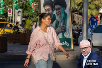 Ertuğrul Özkök, ABD ile savaşı sonlandıran İran rejimini, ülkenin sokaklarında çekilmiş bir kadının fotoğrafı üzerinden kaleme aldı
