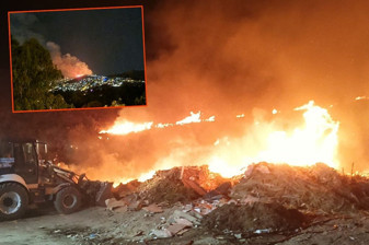 Bodrum'da makilik alanda yangın çıktı, alevler Mezintepe'deki villalara doğru ilerliyor