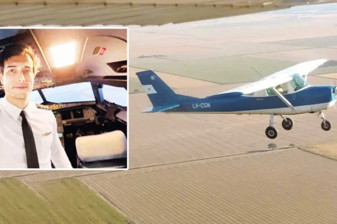 Eğitim uçuşunda pilot Leandro Andres Bertazzo kendini uçaktan attı, öğrencisi uçağı tek başına indirdi