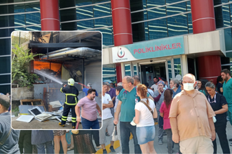 Muğla'da hastanede korkutan yangın; yoğun bakım hastaları sevk edildi