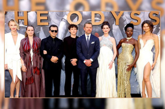 The Odyssey'nin yıldızları kırmızı halıda