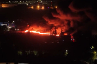Eskişehir'deki TEI yerleşkesindeki yangın kontrol altına alındı