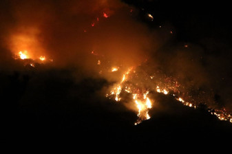 Antalya'nın Kaş ilçesinde orman yangını çıktı