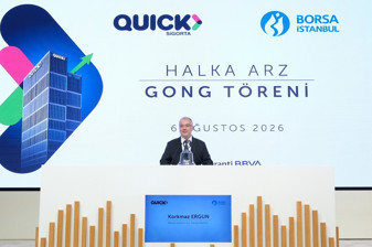 Borsa İstanbul'da gong halka arz süreecini tamamlayan Quick Sigorta için çaldı