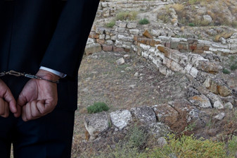Gordion Antik Kenti çevresinde yangın çıkaran şüpheli yakalandı