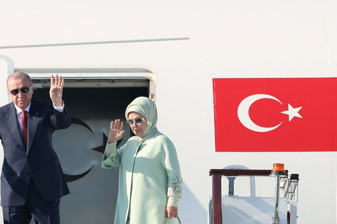 Cumhurbaşkanı Erdoğan Kırgızistan'a gitti