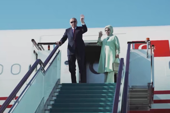 Cumhurbaşkanı Erdoğan ve eşi Emine Erdoğan'dan Kırgızistan programlarına ilişkin ortak video paylaşımı