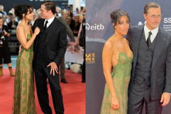 Brad Pitt ve Inés de Ramón, San Sebastián Film Festivali'nde