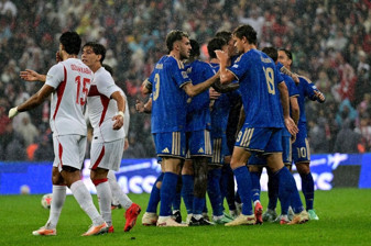 A Milli Futbol Takımı, UEFA Uluslar A Ligi maçında İtalya'ya farklı mağlup oldu