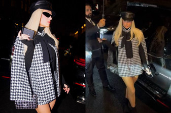 Paris Hilton’dan Paris’te göz kamaştıran stil