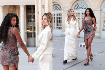 Heidi Klum kızı Lou ile Paris Moda Haftası’nda