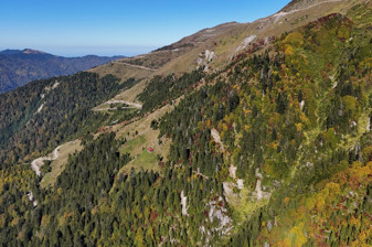 Rize'nin yaylalarında sonbahar renkleri
