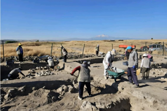 Kültepe'de 78 yıllık kazı tarihinde bir ilk; Helenistik Döneme ait mozaik döşemeli bir yapı bulundu