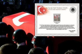 Milli Savunma Bakanlığı, Hakkari sınırında Piyade Sözleşmeli Er Yusuf Sait Ünlü'nün şehit olduğunu açıkladı