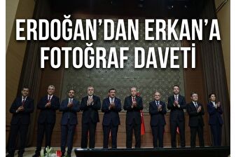 Erdoğan'dan Erkan'a fotoğraf daveti