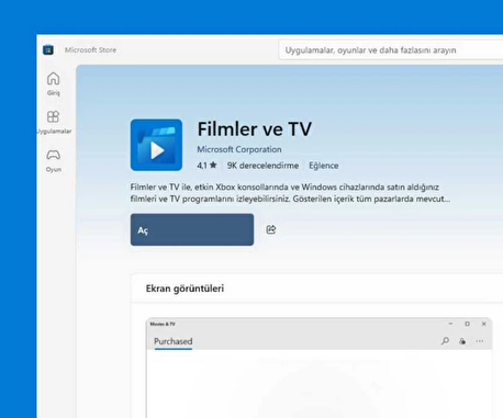 Microsoft, Film ve TV mağazasını kapattı:
