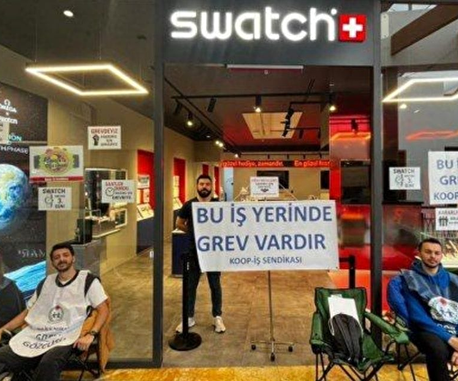 Swatch Türkiye çalışanlarının grevi 17'nci günde bitti