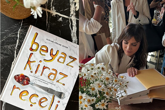 Beyaz Kiraz Reçeli kitabı cemiyetten ünlü isimleri buluşturdu