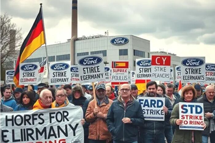 Ford Almanya’da işçiler greve gitti: 1 günde birkaç milyon euro zarar etti