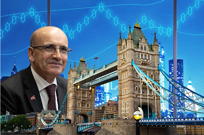 Hazine ve Maliye Bakanı Mehmet Şimşek'ten Londra'da yoğun ikili görüşme trafiği