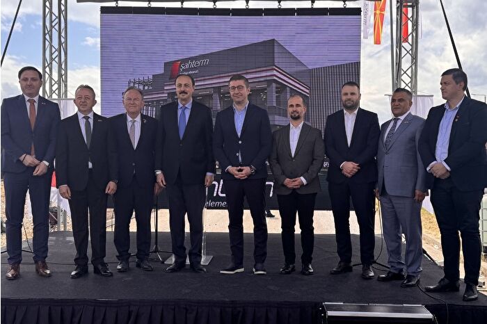 Üsküp'e yeni Türk yatırımında temel atıldı