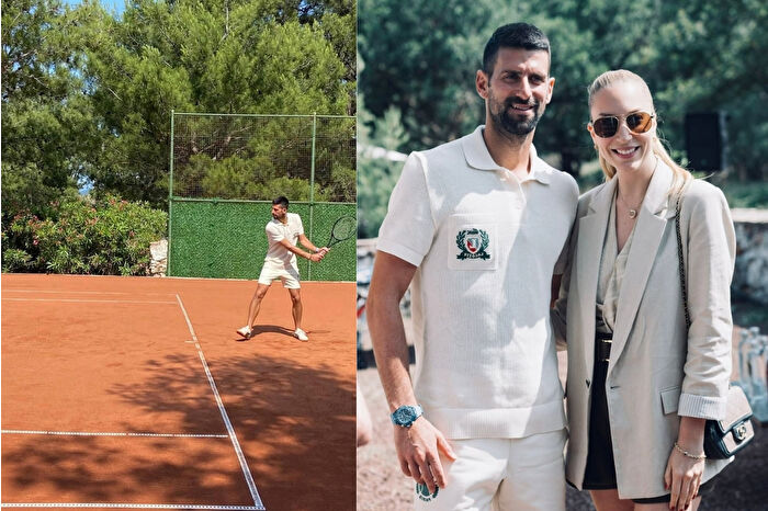 Dünyaca ünlü tenisçi Novaj Djokovic Bodrum'a geldi