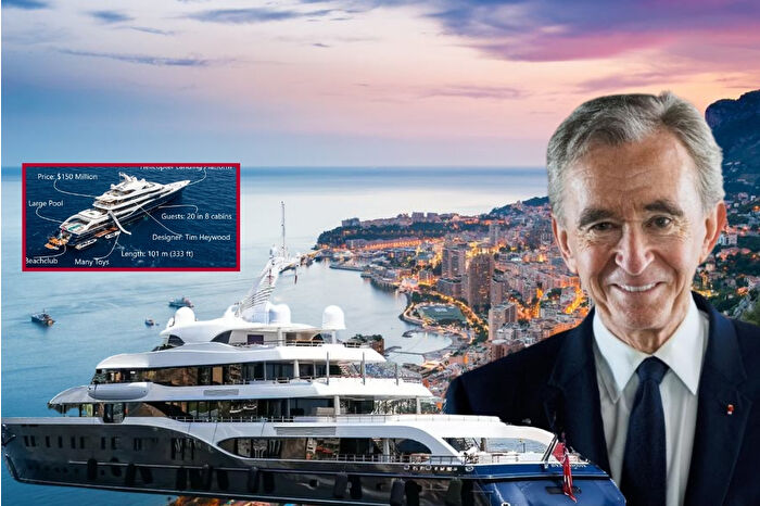 Bernard Arnault’un 150 milyon dolarlık süperyatı Symphony Monaco’da