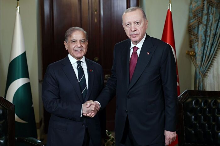 Cumhurbaşkanı Erdoğan, Pakistan Başbakanı Şerif'i kabul etti
