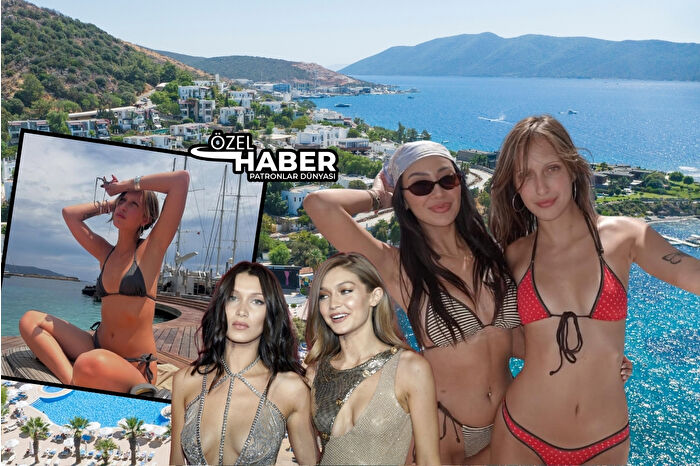 Hadidler’in kız kardeşi Aydan Nix Bodrum’u tercih etti