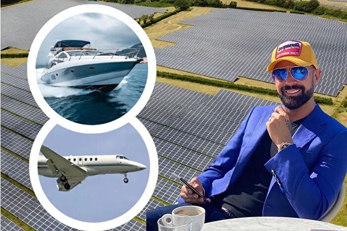 Güneş enerjisi şirketi Rockfire'ın CEO'su Liam Kavanagh, yatırım için Thurrock belediyesinden aldığı milyonları yata, jete ve malikaneye yatırdı