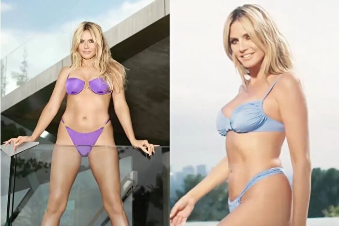 Heidi Klum, 52'inci yaş gününü bikinili fotoğraf çekimiyle kutladı