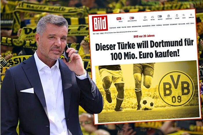 Bild gazetesi nostalji köşesinde, Sadettin Saran’ın Borussia Dortmund yatırımını anlatan 20 yıllık bir habere yer verdi