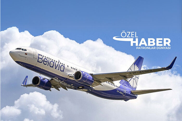 Belarus'un en büyük havayolu şirketi Belavia'ya ait uçak filosunda 'Onur' izi