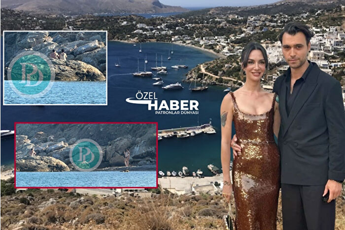 Geçtiğimiz ay Amsterdam’a giden Birce Akalay ve sevgilisi Hakan Kurtaş’ın bayramda tercihi Leros Adası oldu