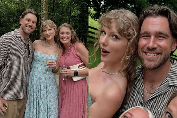 Taylor Swift, Travis Kelce'nin kuzeninin düğününe katıldı